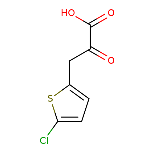 3-(5-chlorothiophen-2-yl)-2-oxopropanoic acid