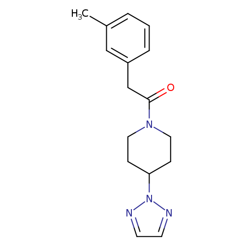 2-(3-methylphenyl)-1-[4-(2H-1,2,3-triazol-2-yl)piperidin-1-yl]ethan-1-one