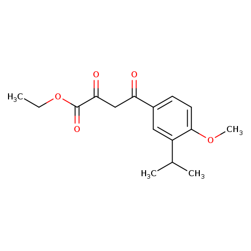 Ethyl 4-(3-isopropyl-4-methoxyphenyl)-2,4-dioxobutanoate