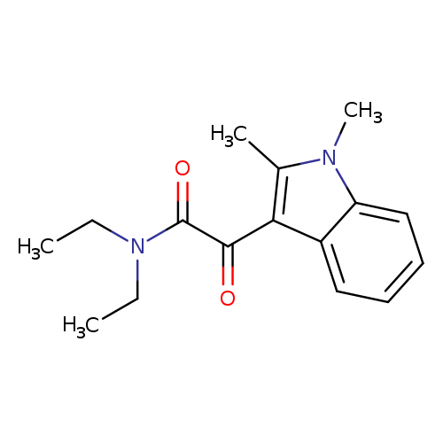 1H-Indole-3-acetamide, N,N-diethyl-1,2-dimethyl-α-oxo-
