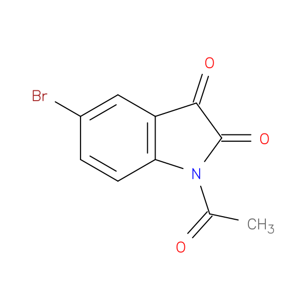1-Acetyl-5-bromo-1h-indole-2,3-dione