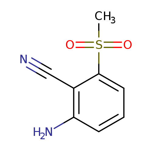 2-amino-6-methanesulfonylbenzonitrile