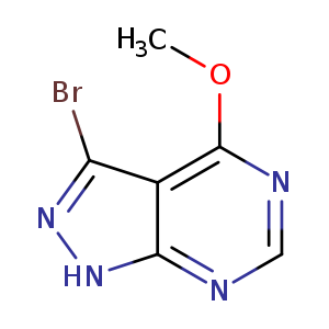 1H-Pyrazolo[3，4-d]pyrimidine， 3-bromo-4-methoxy-