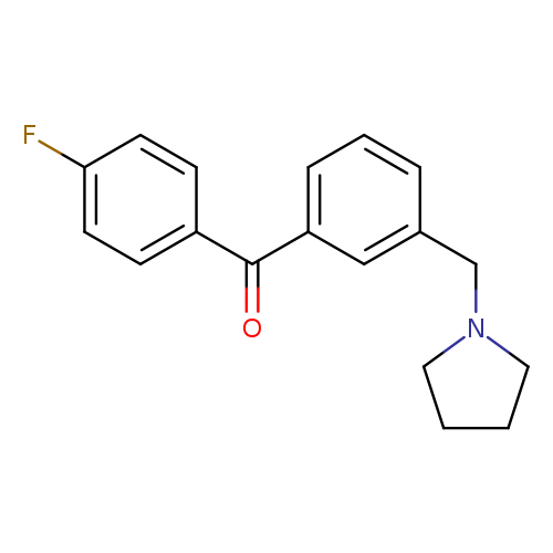4'-Fluoro-3-pyrrolidinomethyl benzophenone