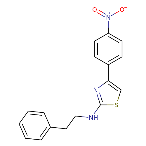 4-(4-nitrophenyl)-N-(2-phenylethyl)-1,3-thiazol-2-amine