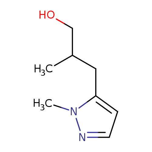 2-methyl-3-(1-methyl-1H-pyrazol-5-yl)propan-1-ol