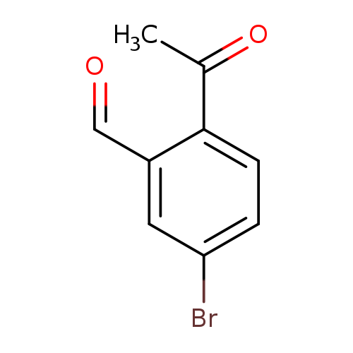 2-acetyl-5-bromobenzaldehyde