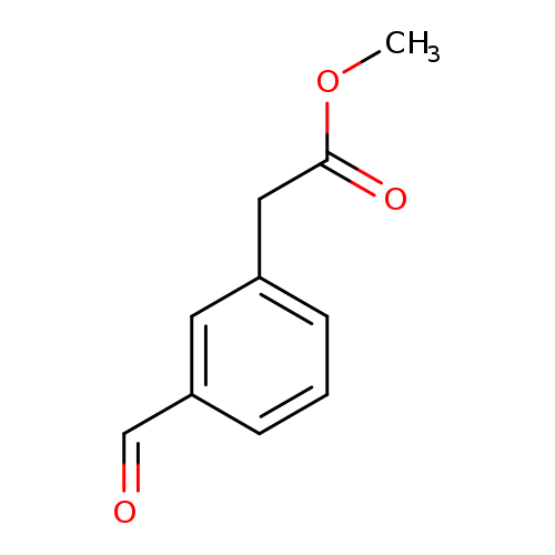 Benzeneacetic acid, 3-formyl-, methyl ester