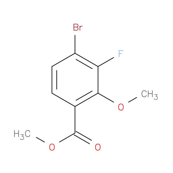 Methyl 4-bromo-3-fluoro-2-methoxybenzoate