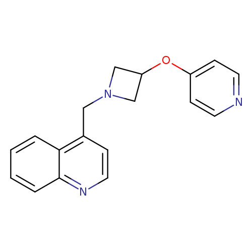 4-{[3-(pyridin-4-yloxy)azetidin-1-yl]methyl}quinoline