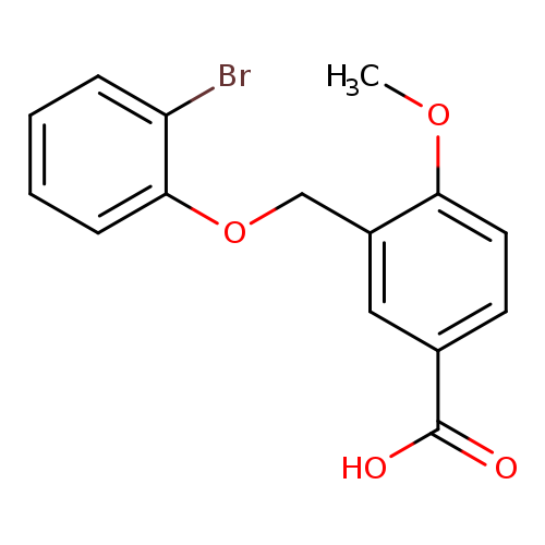 3-[(2-Bromophenoxy)methyl]-4-methoxybenzoic acid