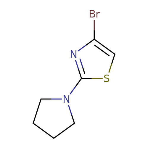 4-Bromo-2-(pyrrolidin-1-yl)-1,3-thiazole