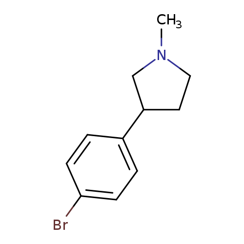 3-(4-Bromophenyl)-1-methylpyrrolidine