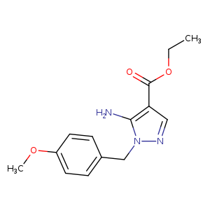 Ethyl 5-amino-1-(4-methoxybenzyl)-1H-pyrazole-4-carboxylate