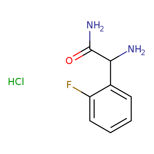 2-amino-2-(2-fluorophenyl)acetamide hydrochloride