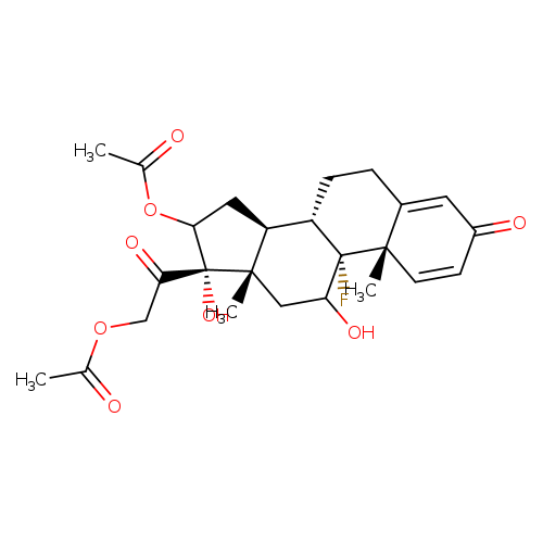 (11β,16α)-16,21-Bis(acetyloxy)-9-fluoro-11,17-dihydroxypregna-1,4-diene-3,20-dione
