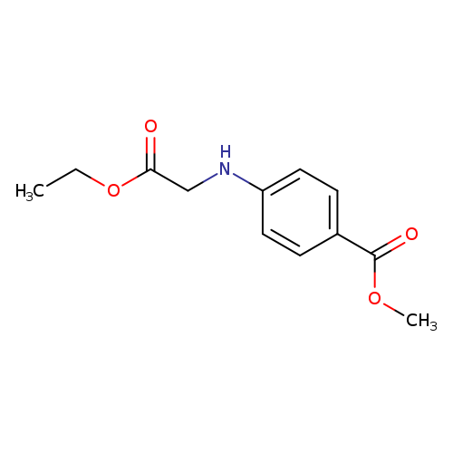 Benzoic acid, 4-[(2-ethoxy-2-oxoethyl)amino]-, methyl ester