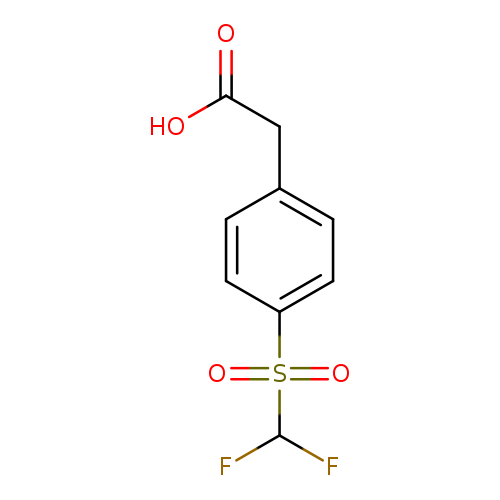 2-(4-difluoromethanesulfonylphenyl)acetic acid