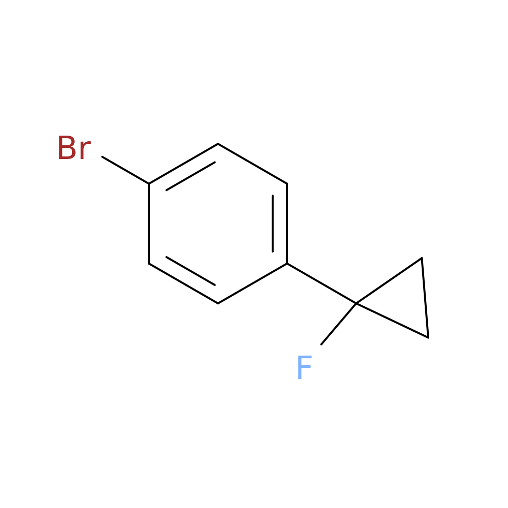 1-bromo-4-(1-fluorocyclopropyl)benzene