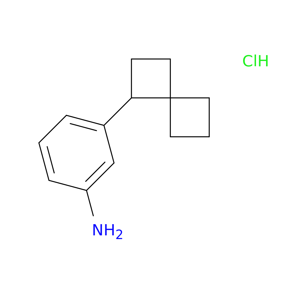 3-{spiro[3.3]heptan-1-yl}aniline hydrochloride