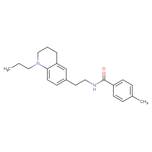 4-methyl-N-[2-(1-propyl-1,2,3,4-tetrahydroquinolin-6-yl)ethyl]benzamide