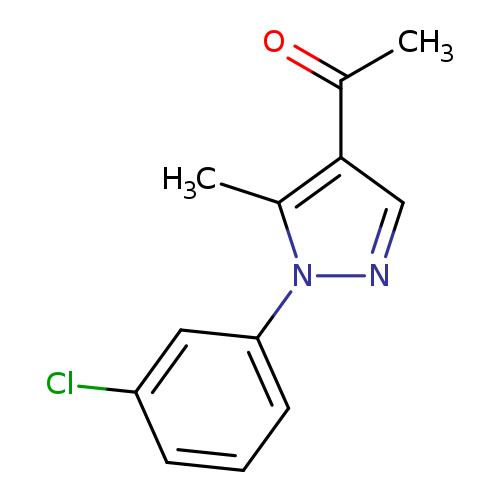 1-[1-(3-Chlorophenyl)-5-methyl-1h-pyrazol-4-yl]ethan-1-one