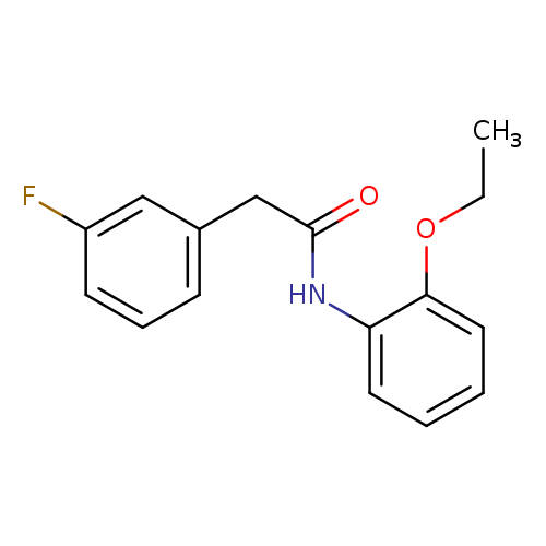 N-(2-ethoxyphenyl)-2-(3-fluorophenyl)acetamide
