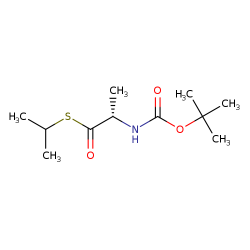 (S)-S-Isopropyl 2-((tert-butoxycarbonyl)amino)propanethioate