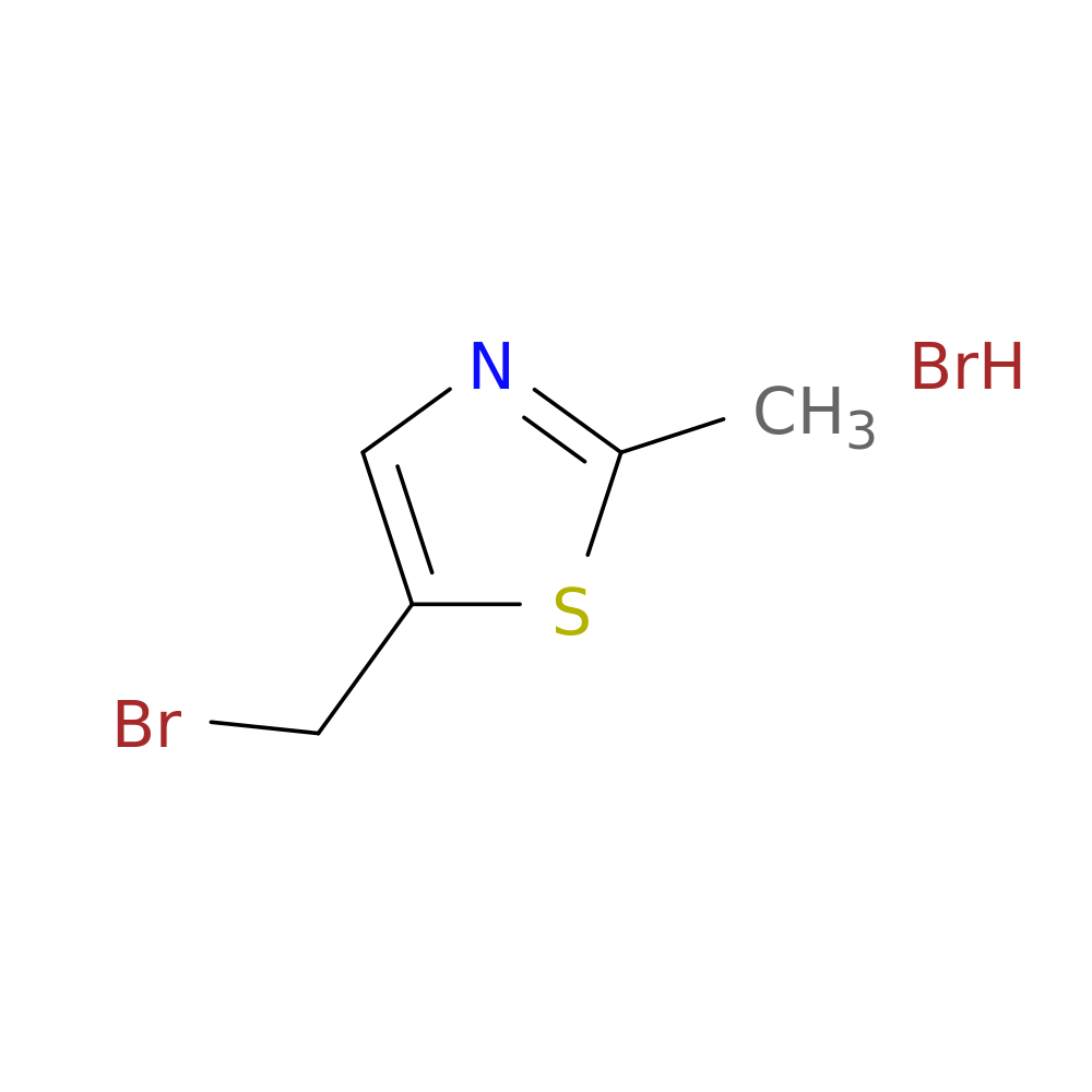 5-(bromomethyl)-2-methyl-1,3-thiazole hydrobromide