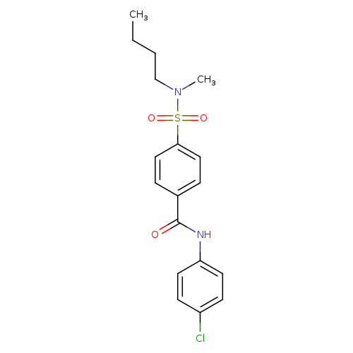 4-[butyl(methyl)sulfamoyl]-N-(4-chlorophenyl)benzamide