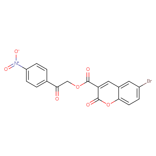 2-(4-nitrophenyl)-2-oxoethyl 6-bromo-2-oxo-2H-chromene-3-carboxylate