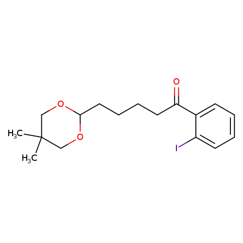5-(5,5-Dimethyl-1,3-dioxan-2-yl)-2'-iodovalerophenone