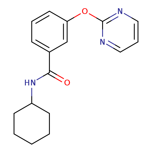 N-cyclohexyl-3-(pyrimidin-2-yloxy)benzamide