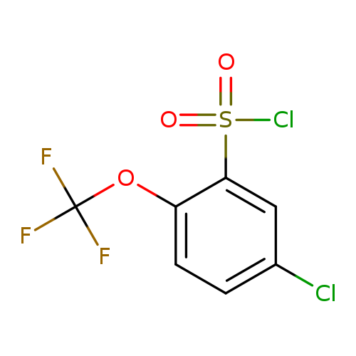 5-chloro-2-(trifluoromethoxy)benzene-1-sulfonyl chloride