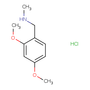 Benzenemethanamine, 2,4-dimethoxy-N-methyl-, hydrochloride
