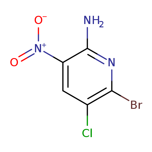 6-Bromo-5-chloro-3-nitropyridin-2-amine