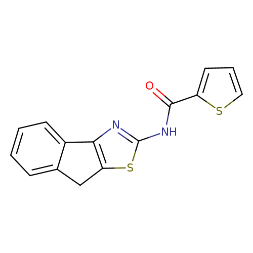 N2-(8H-indeno[1,2-d][1,3]thiazol-2-yl)thiophene-2-carboxamide