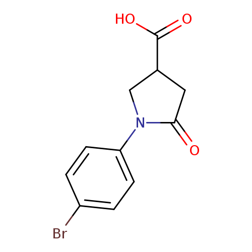 1-(4-Bromophenyl)-5-oxopyrrolidine-3-carboxylic acid