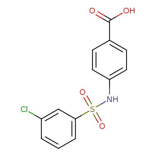 4-([(3-CHLOROPHENYL)SULFONYL]AMINO)BENZOIC ACID