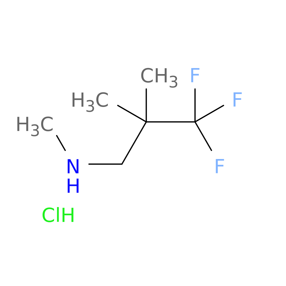 methyl(3,3,3-trifluoro-2,2-dimethylpropyl)amine hydrochloride