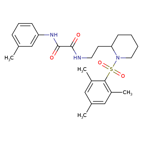 N'-(3-methylphenyl)-N-{2-[1-(2,4,6-trimethylbenzenesulfonyl)piperidin-2-yl]ethyl}ethanediamide