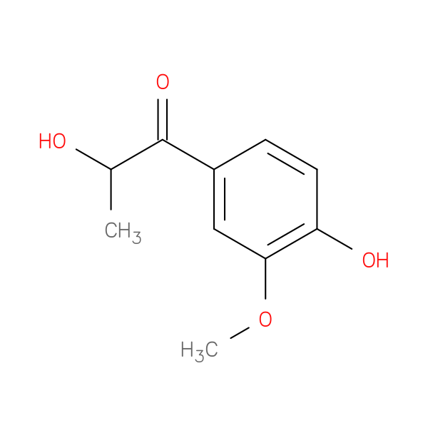 1-Propanone, 2-hydroxy-1-(4-hydroxy-3-methoxyphenyl)-