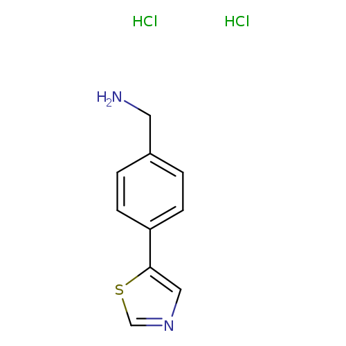 1-[4-(1,3-thiazol-5-yl)phenyl]methanamine dihydrochloride