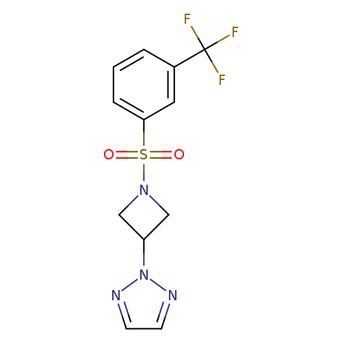 2-{1-[3-(trifluoromethyl)benzenesulfonyl]azetidin-3-yl}-2H-1,2,3-triazole