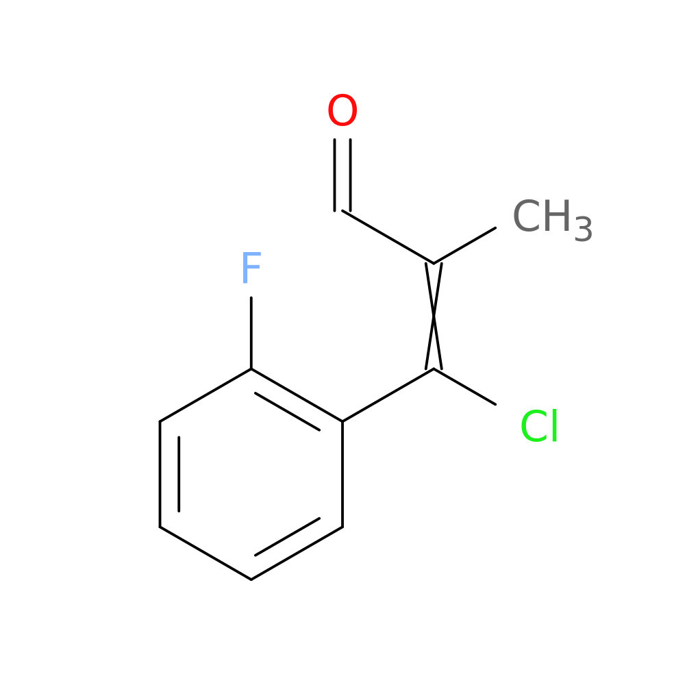 3-chloro-3-(2-fluorophenyl)-2-methylprop-2-enal