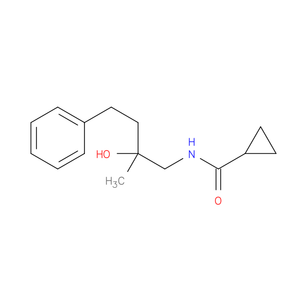 N-(2-hydroxy-2-methyl-4-phenylbutyl)cyclopropanecarboxamide
