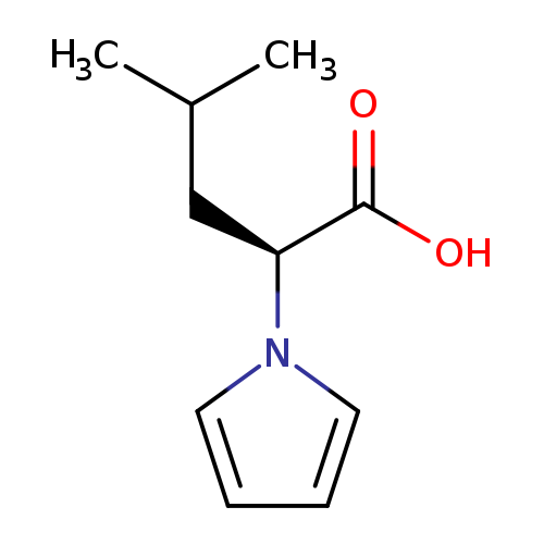 (2S)-4-Methyl-2-(1h-pyrrol-1-yl)pentanoic acid