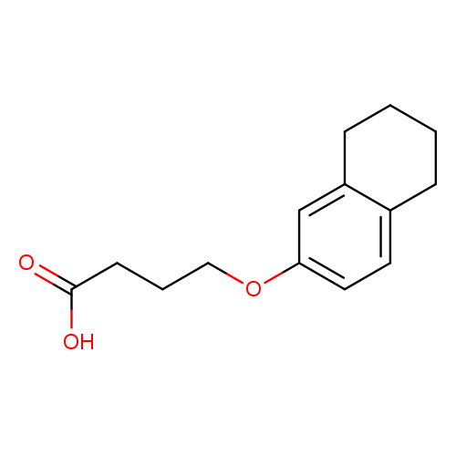 4-(5,6,7,8-tetrahydronaphthalen-2-yloxy)butanoic acid
