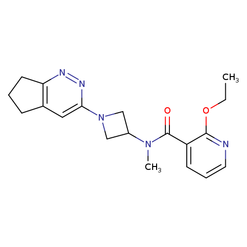 N-(1-{5H,6H,7H-cyclopenta[c]pyridazin-3-yl}azetidin-3-yl)-2-ethoxy-N-methylpyridine-3-carboxamide
