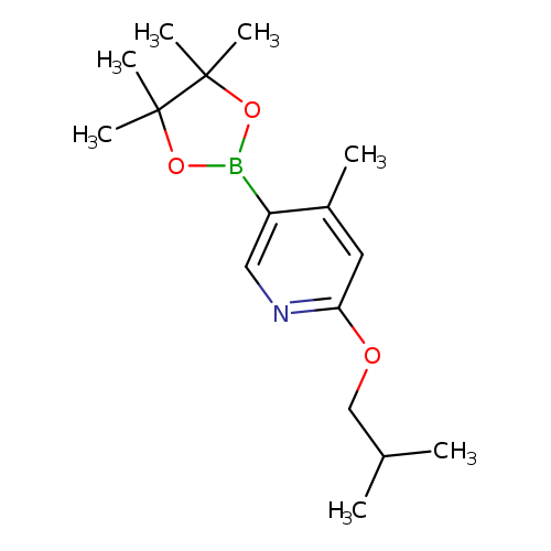 4-Methyl-2-(2-methylpropoxy)-5-(4,4,5,5-tetramethyl-1,3,2-dioxaborolan-2-yl)pyridine